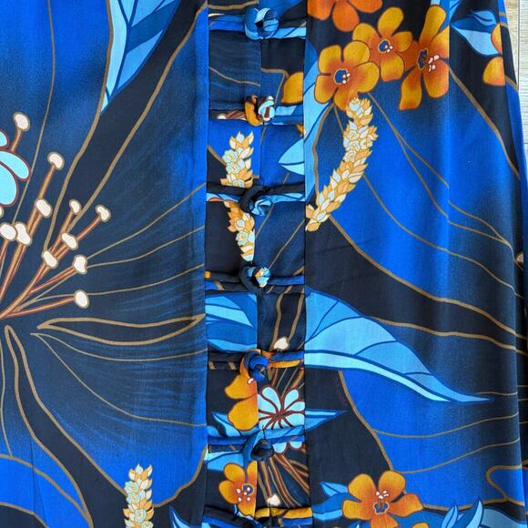 FARM Rio Pietra Midi Kimono Dress Size XXS - Picture 5 of 9